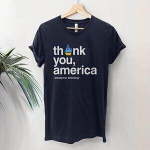 Zelensky Shirt, Thank You America, Fck Trump Tshirt, Pro Ukraine T Shirt, funny
